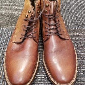 Leather & suede boots